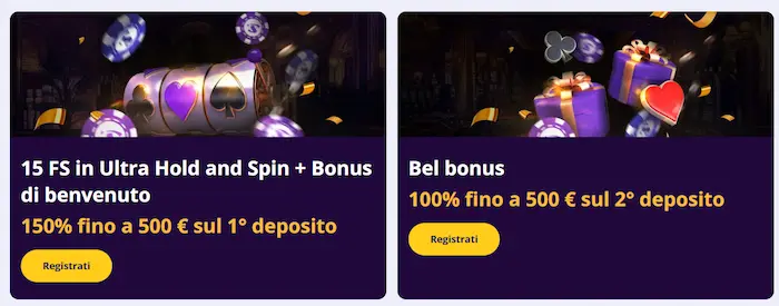 Stelare Casino Italy bonus