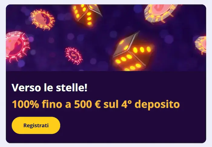 Stelare Casino Italy bonuses